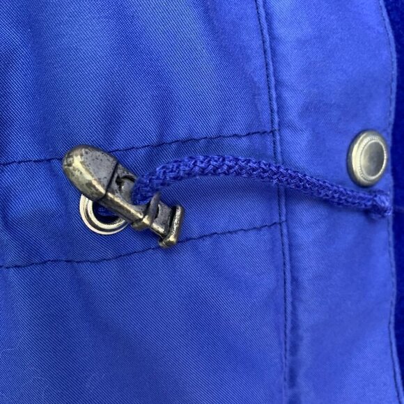 Northern Sun Vintage Winter Coat Medium Embroidered Mountains & Sun Blue - Picture 7 of 13